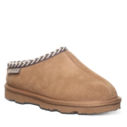 BEARPAW Tabitha Youth Hickory Size 1 | Youth's Slipper | Youth's Shoe | Comfortable & Lightweight