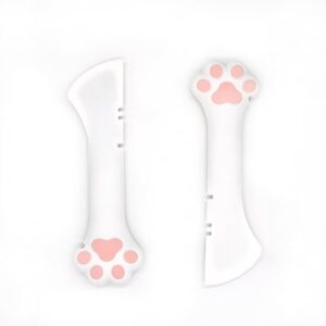 2pcs Manual Can Opener, Cat Jar Opener, Comfortable and Convenient Cat Paw Design Multifunction Pet Canned Spoon Cat Paw Can Opener for Pet Food Can Supplies