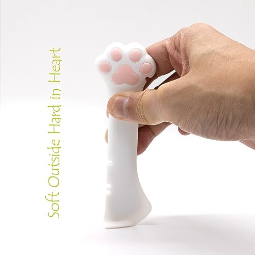 2pcs Manual Can Opener, Cat Jar Opener, Comfortable and Convenient Cat Paw Design Multifunction Pet Canned Spoon Cat Paw Can Opener for Pet Food Can Supplies