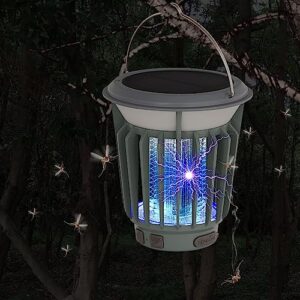 Wisely Enhanced Solar Zapper w. Lanterns/Auto On & Off/Removable Spikes – 1PK-Blue