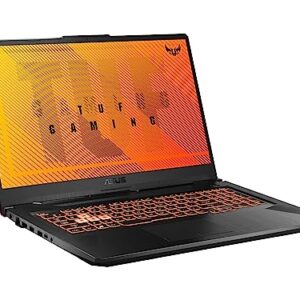 ASUS TUF Gaming A17 Gaming & Entertainment Laptop (AMD Ryzen 5 4600H 6-Core, 32GB RAM, 1TB PCIe SSD, GeForce GTX 1650, 17.3" 144Hz Full HD (1920x1080), WiFi, Win 11 Home) with Dockztorm Hub