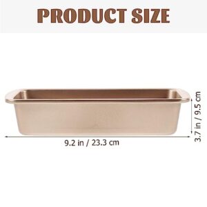 Kichvoe nonstick grill pan bread baking pan nonstick baking pan non stick baking pan bread mold Practical Toast Pan Non-stick Loaf Pan Toast Mold household carbon steel bread pan