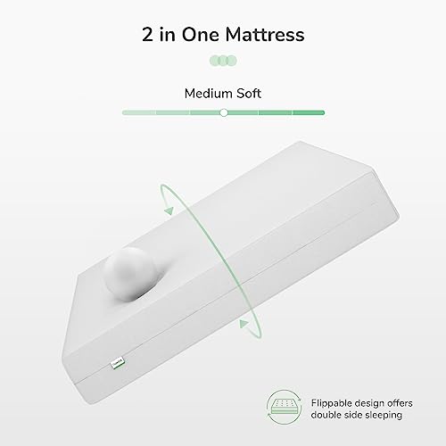 Novilla Twin Size Mattress, 10 Inch Foam Mattress in a Box, Bamboo Charcoal Foam with Breathable Soft Cover for a Dry, Clean and Comfortable Sleep,Tight Top Twin Mattress with Medium Plush Feel