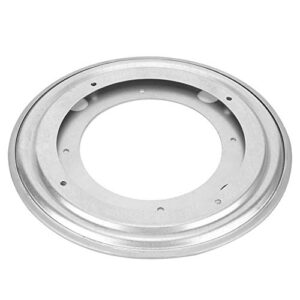 lazy susan, lazy susan bearing, rotating turntable bearing round swivel plate hardware for kitchen dining table(8 inch galvanized round turntable)