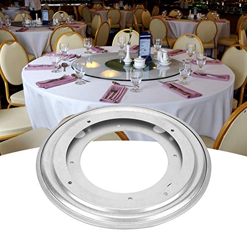 Lazy Susan, Lazy Susan Bearing, Rotating Turntable Bearing Round Swivel Plate Hardware for Kitchen Dining Table(8 inch Galvanized Round Turntable)