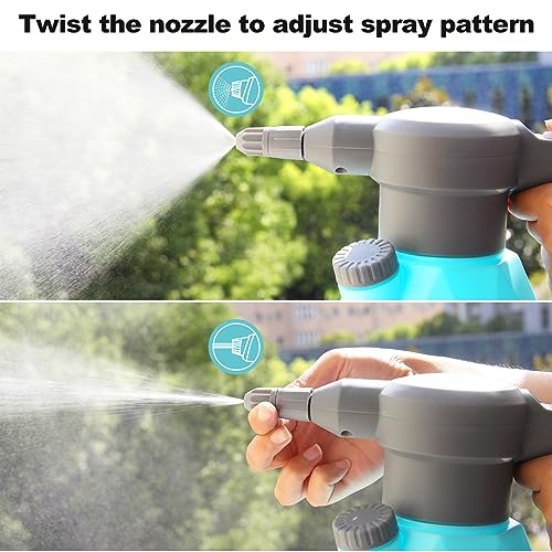 0.8 Gallon/3L Electric Spray Bottle Plant Mister, VAXMAY Electric Sprayer with Adjustable Mist Nozzle and Extension Spout, USB Rechargeable Continuous Spray Bottle for Plants, Fertilizing, Cleaning