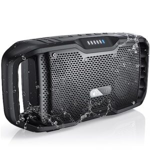 dbsoars bluetooth speakers with subwoofer, portable 50w stereo sound wireless speaker, ipx5 waterproof outdoor speakers with tws pairing, built-in mic, power bank, 30h playtime, aux for camping, beach