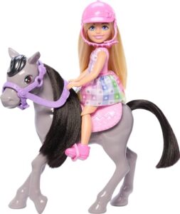 barbie chelsea & pony doll & pony
