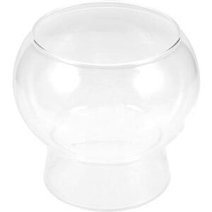 angoily juice glass crystal dessert bowl, 4.3-inches ice cream bowl,glass bowl for sundae salad fruit pudding yogurt snack candy trifle, kitchen prep holiday party wedding（pedestal）