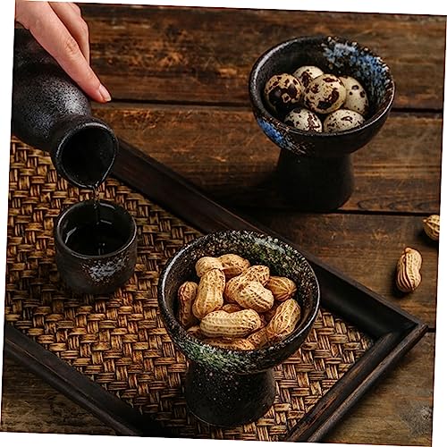 VILLFUL Ceramic Ice Cream Bowl Cups Small Glass Bowls Steaming Egg Bowl Decorative Wine Glasses Mini Dessert Cup Glass Dessert Bowls Trifle Dish Ice Cream Cup Ceramic Bowl Snack Bowl Glass