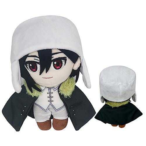 Jemgmonn Fyodor Dostoyevsky Plush Toys Anime Stuffed Animal Plush Cartoon BSD Plush 7.8 Inches Halloween Birthday