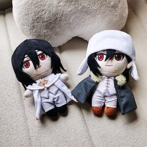 Jemgmonn Fyodor Dostoyevsky Plush Toys Anime Stuffed Animal Plush Cartoon BSD Plush 7.8 Inches Halloween Birthday