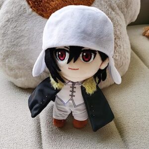 Jemgmonn Fyodor Dostoyevsky Plush Toys Anime Stuffed Animal Plush Cartoon BSD Plush 7.8 Inches Halloween Birthday