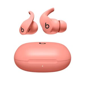 beats fit pro true wireless noise cancelling in-ear headphones - coral pink (renewed premium)
