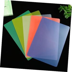 Ciieeo 15pcs A4 Writing Pad Desk Accessories Clear Office Desk Accessories Desk Mat for Desktop Writing Desk Pad Writing Base Writing Mat Pp Exam Board Sketch Board Carbon