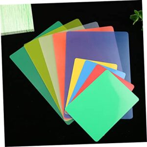 Ciieeo 15pcs A4 Writing Pad Desk Accessories Clear Office Desk Accessories Desk Mat for Desktop Writing Desk Pad Writing Base Writing Mat Pp Exam Board Sketch Board Carbon