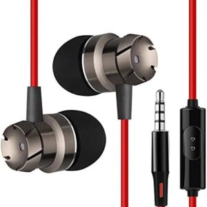 FANTIA Wired Earbuds Headphones in-Ear Earphones with Microphone Remote. 3.5mm Plug in Audio Jack