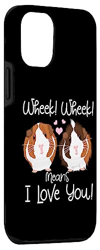 iPhone 14 Pro Wheek I Love You Guinea Pig Clothes Cavy Gift Guinea Pig Case