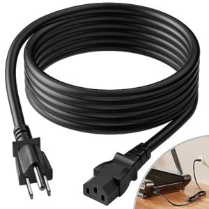 pelofamily power cord replacement compatible with peloton tread, extra long 8ft power cord for treadmill, 14awg, 300v, 3 prong charger cord, power supply, power cable, treadmill accessories
