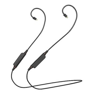 kbear bt5 neckband bluetooth earphone iem cable with hd mic,type-c for charging,ipx5 waterproof,wireless replacement cable for kz zst/zsr/ed12/es3/es4/zs10/as06/as10/zstx/edx/cca c10 earbuds(b pin)