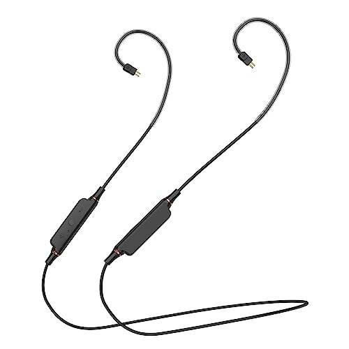 KBEAR BT5 Neckband Bluetooth Earphone IEM Cable with HD Mic,Type-C for Charging,IPX5 Waterproof,Wireless Replacement Cable for KZ ZST/ZSR/ED12/ES3/ES4/ZS10/AS06/AS10/ZSTX/EDX/CCA C10 Earbuds(B Pin)