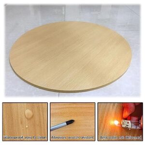 Wood Dining Table Turntable Ø 20 24 28 32 36 39 Inch Lazy Susan Turntable, 360° Smooth Rotation Round Rotating Board, No Need To Install, Easy To Share Food Lazy Susan