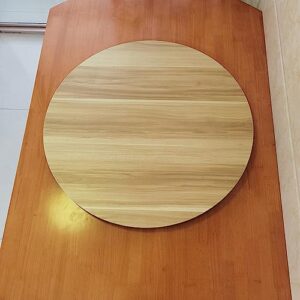Lazy Susan TurntableØ 20" 24" 28" 32" 36" 39" Rotating Plate, Easy To Share Food Wood Dining Table Turntable, 360° Smooth Rotation Hotel Tabletop Service Plate