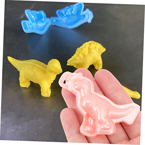 TOYANDONA 12pcs Dinosaur Clip Mold Cookie Dough Arts and Crafts for Kids Tools for Kids Dough Molds for Kids Pie Crust Dough Toys Dinosaur Dough Set for Kids Modeling Clay Mold Dinosaur Mold