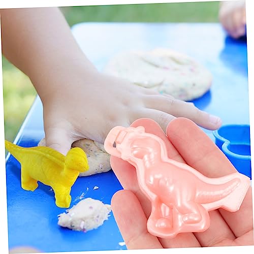 TOYANDONA 12pcs Dinosaur Clip Mold Cookie Dough Arts and Crafts for Kids Tools for Kids Dough Molds for Kids Pie Crust Dough Toys Dinosaur Dough Set for Kids Modeling Clay Mold Dinosaur Mold