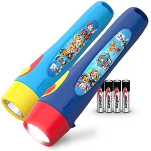 Paw Patrol Chase Kick Scooter for Kids & Energizer PAW Patrol Flashlights (2-Pack), Paw Patrol Toys for Boys and Girls, Great Flashlights for Kids (Batteries Included)