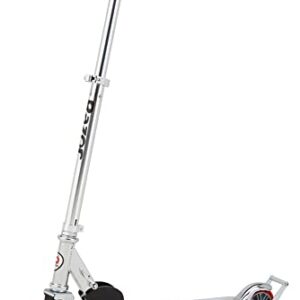 Razor A2 Kick Scooter for Kids – Wheelie Bar, Foldable, Lightweight, Front Vibration Reducing System, Adjustable Height Handlebars & Jr. Lil' Kick Scooter