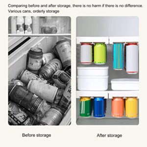 Refrigerator Hanging Can Organizer, Fridge Drinks Beverage Storage Hanging Holder Large Capacity,Strong Material, Refrigerator Storage for seasoning packets