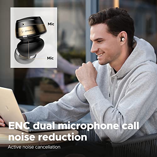 SoundPEATS Opera05 True Wireless Earbuds, Bluetooth 5.3 Noise Cancelling Earphones th Hi-Res Audio & LDAC Codec, in-Ear Headphones Built-in Mic for Clear Calls, 33Hrs Playtime, Type-C Fast Charge