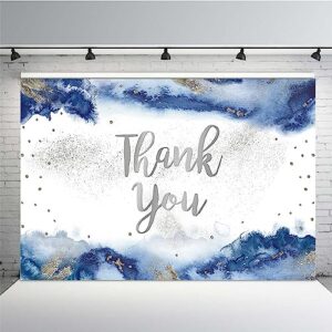 mehofond 7x5ft thank you for all you do backdrop graduation royal blue cloud watercolor father staff teachers professors doctors banner photography background retirement party supplies decorations