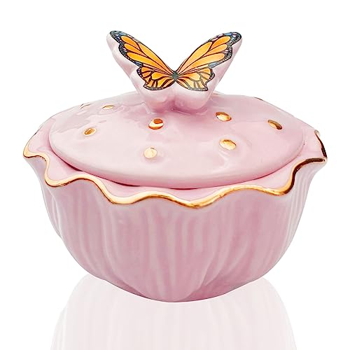 Porcelain Dappen Dish with Lid for Acrylic Liquid Powder Ceramic Cup Nail Liquid Bowl (YSHJB013)