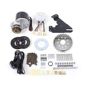 hinliada electric bike conversion kit, 350w 24v/36v electric bike left side drive motor kit mountain bike conversion custom electric geared bicycle derailleur fit most of common bicycle