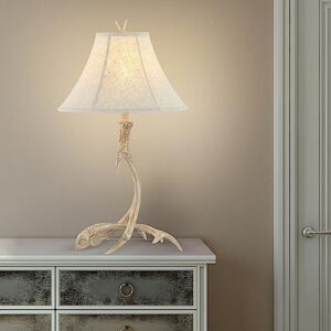 JONATHAN Y JYL6305B Antler 27.5" Rustic Resin LED Table Lamp, Traditional for Bedroom, Living Room, Office, Kids Room, Entryway, College Dorm, Bookcase, LED Bulb Included, Beige