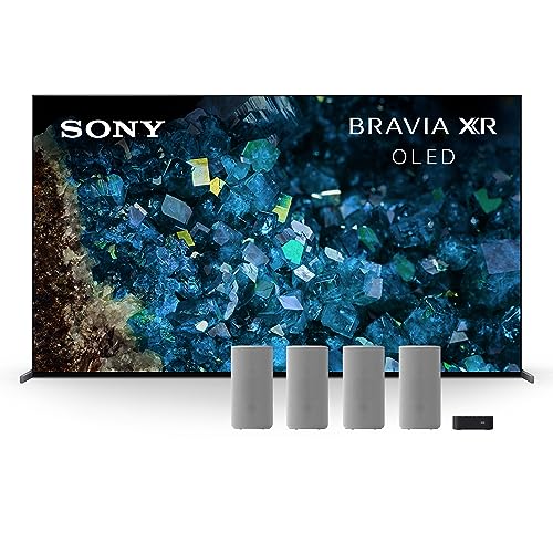 Sony 83 Inch BRAVIA XR A80L OLED 4K HDR Google TV HT-A9 7.1.4ch Home Theater Speaker System