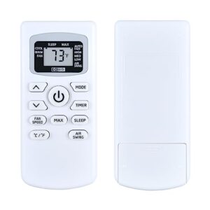 new replacement ac remote control compatible for black+decker air conditioner bpact10hwt bpact10wt bpact12h bpact12hwt bpact12wt bpact14hwt bpact14wt bpact08wt bpact08