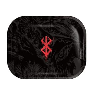 anime rolling tray black rolling tray anime decorative tray berserk anime tray (berserk)