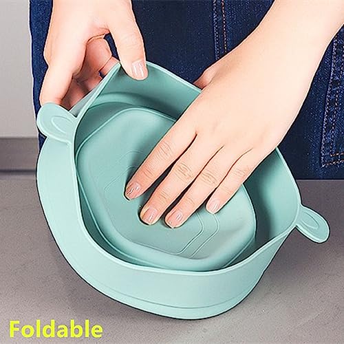 Microwave Popcorn Popper Machine, Silicone Popcorn Maker Popper, Collapsible Microwavable Bowl Hot Air Popper Popcorn Bowls for Family Movie Night Popcorn Buckets for Halloween Christmas Popcorn