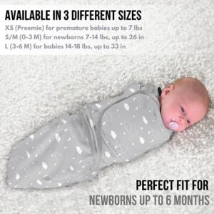 Mama Cheetah Baby Swaddle Sack, Organic Swaddle Blanket, Newborn Swaddle Sleep Sacks, Adjustable Infant Swaddle Wrap, Easy Swaddles for Boy Girl 0-3 Month, Baby Essentials, Nursery Swaddling, 4-Pack