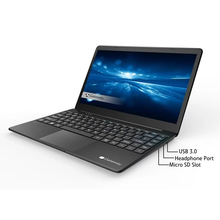 Gateway 14.1" FHD Laptop in Black Intel Core i5-1135G7 Quad-Core up to 4.2 Processor 16GB DDR4 RAM 512GB SSD HDMI Wi-Fi Win 11 (Renewed), GWTN141
