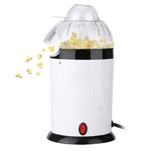 ozgkee household mini electric blower automatic popcorn popper popcorn maker eu plug 220-240v white