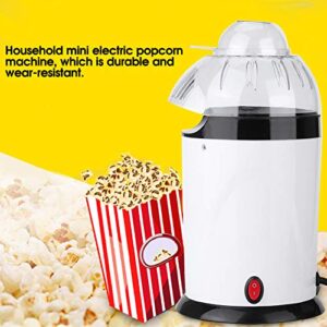 Ozgkee Household Mini Electric Blower Automatic Popcorn Popper Popcorn Maker EU Plug 220-240V White