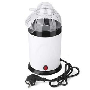 Ozgkee Household Mini Electric Blower Automatic Popcorn Popper Popcorn Maker EU Plug 220-240V White