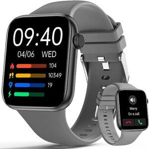 taisounds smart watch for women men 1.95 display bluetooth smartwatch for women men
