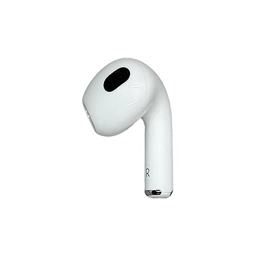 umiucrye Single Right Airpod replacement-3rd Generation Only Model NO.A2565，Wireless Bluetooth connectivity in-Ear,No Charging case or Charging Cable Included.White.