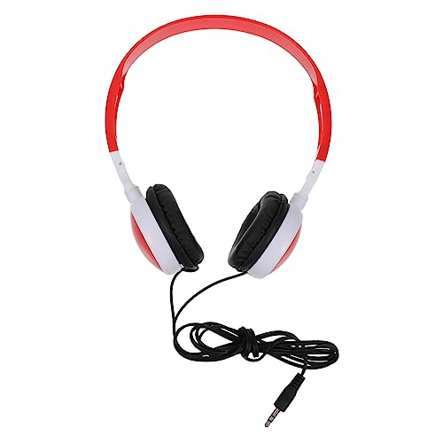 LIGHTAOTAO Kids Wired Headphones 1pc Headphones Over-Ear Headphones Boys Headphones for Noise Canceling Earbuds Headphone Foldable Stereo Headphones Abs Red Music Children Headset