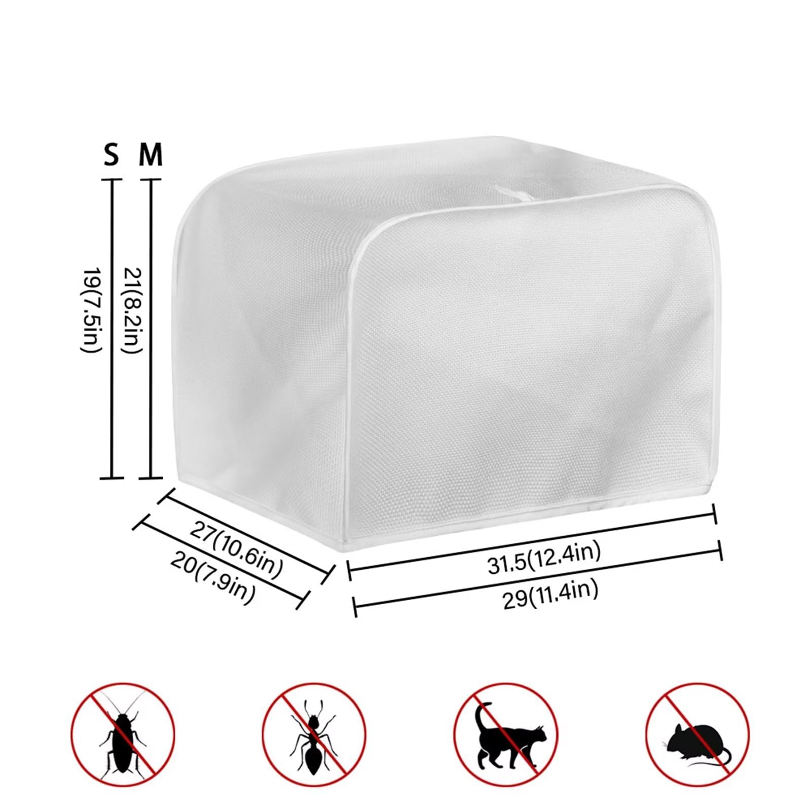 Jiueut Mushroom Leaf Toaster Cover 4 Slice Bread Toaster,Waterproof Stand Mixer Dustproof Cover Blender Covers Kitchen Small Appliance Cover Anti Fingerprint Protection